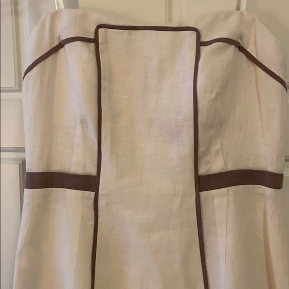 BCBG strapless linen minidress - Picture 2 of 9